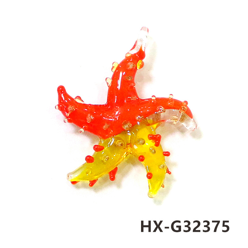 Mini Glass Starfish Pendant Co - Aquarium And Marine 评论和价格