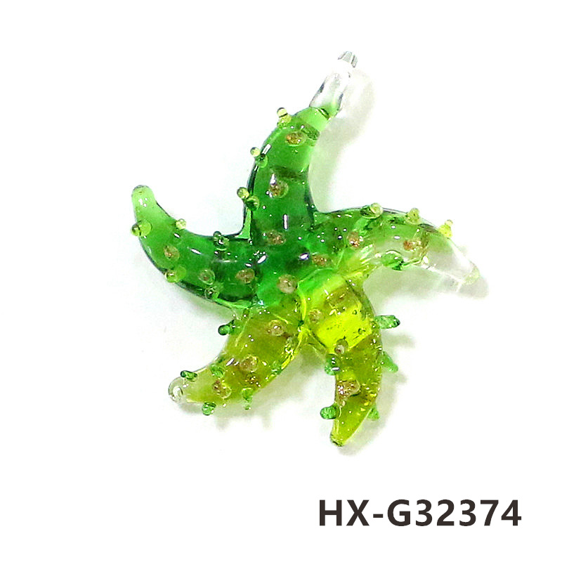 Mini Glass Starfish Pendant Co - Aquarium And Marine 评论和价格