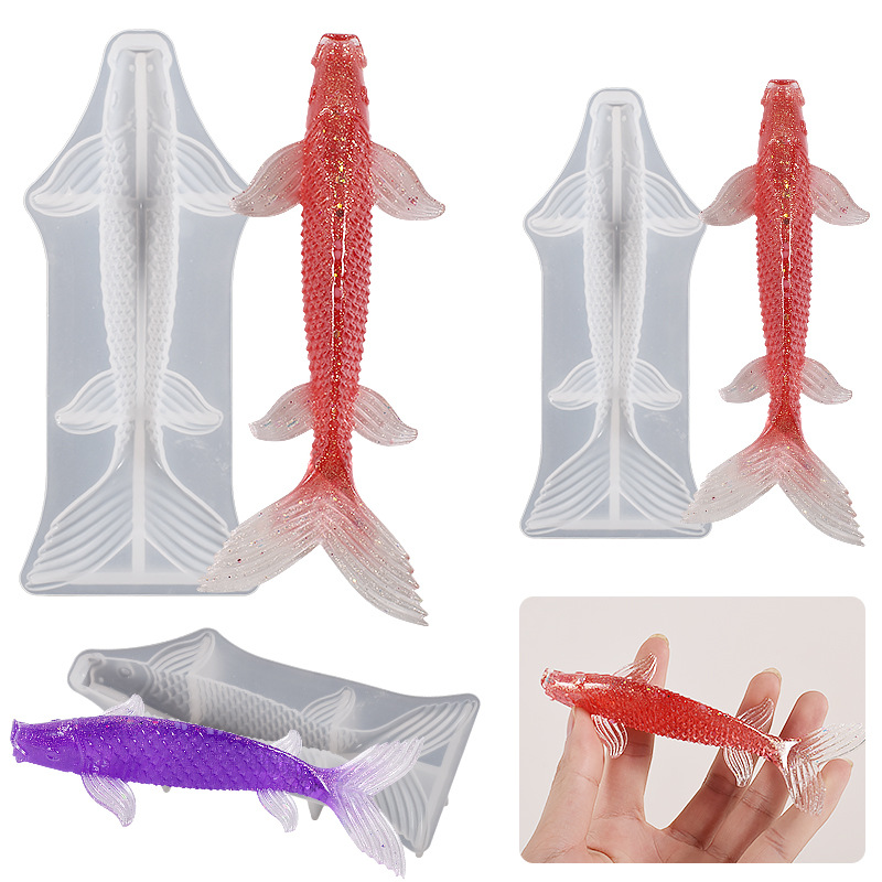 3D Koi Fish Shaped Epoxy Resin - Aquarium Marine Tank 评论和价格