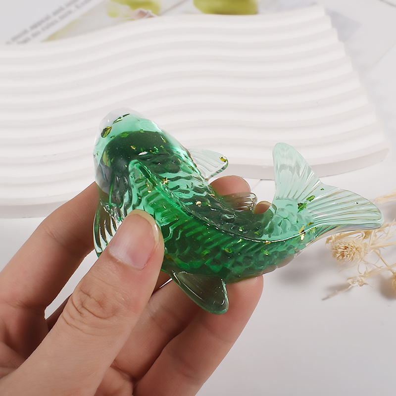 3D Koi Fish Shaped Epoxy Resin - Aquarium Marine Tank 评论和价格